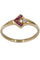 Bague 52 Bague moderne rubis et diamant 58 Facettes 085431