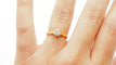 Bague 52 Bague solitaire en or jaune et diamant 58 Facettes 30180