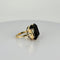 54 Vintage Ring Yellow Gold with Smokey Quartz 58 Facettes 2512019