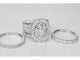 Witgouden ring vol gezet met diamanten 5.50 carat 58 Facettes 2042