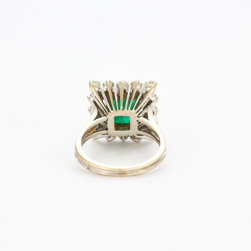 Bague 54 Bague émeraude et diamants 58 Facettes 32400191
