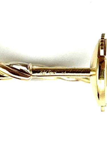 Boucles d'oreilles CARTIER. Collection "Trinity", créoles 3 ors torsadées 58 Facettes
