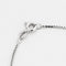 Collier Chaîne et pendentif fer à cheval en or blanc et diamants 58 Facettes B240747
