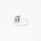Bague vintage, diamants, or gris
