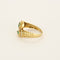 Bague 49 Bague Toi & Moi  en or jaune, émeraudes et diamants 58 Facettes PER01984