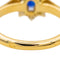 Bague 53 Bague Pompadour Or jaune Saphir, Diamant 58 Facettes 3747942CN