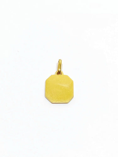 Pendentif AUGIS - Médaille d'amour en or 58 Facettes