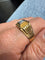 Bague 67 Chevalière or jaune et diamant 58 Facettes 12104/12