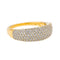 Bague Demi alliance Or jaune Diamant