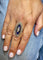 Bague 56 Bague Belle Époque marquise or et argent, diamants anciens 58 Facettes