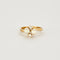 Bague Bague "Toi et Moi" en or jaune 58 Facettes 240249
