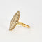 Bague 62 Bague marquise or deux tons et diamants 58 Facettes GU94