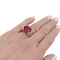 Bague 52 Bague vintage O.J. Perrin or jaune, diamants, tourmaline rose. 58 Facettes 34371