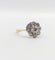 Bague 52.5 Bague marguerite antique or jaune 18k et 1,00 carats diamant taille ancienne (circa 1900) 58 Facettes A05938