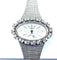Montre Montre de dame en or blanc 18 carats en diamants ronds et baguettes. Signée PAILLARD PARIS 58 Facettes AB208
