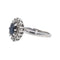 Bague 51 Bague Pompadour  Or blanc Saphir, Diamant 58 Facettes 4036379CN
