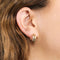 Boucles d'oreilles Boucles d'oreilles créoles 3 ors 58 Facettes
