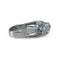 Bague 56 Bague jarretière diamants or et platine 1930 58 Facettes 334