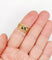 Bague 55 Bague bandeau art nouveau or 18k ornée de saphirs navette, de diamants et de décorations fleuries 58 Facettes A04687