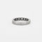 Bague 50 Alliance or gris ornée de diamants 58 Facettes 196-1