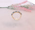 Bague 56.5 Bague Demi Alliance Saphirs Diamants Or 18 K 58 Facettes AA 1501