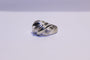 Bague 49 Bague Jonc Or blanc 58 Facettes