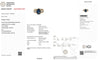 Bague 55 Bague 2 ors saphir 2.85ct et diamants certificat IGI 58 Facettes
