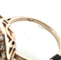Bague 55 Bague en or jaune 18 carats avec un gros diamant central et des diamants environnants 58 Facettes