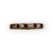 Bague Bague Art déco en or jaune 750/1000 et diamants rubis 58 Facettes 149065527