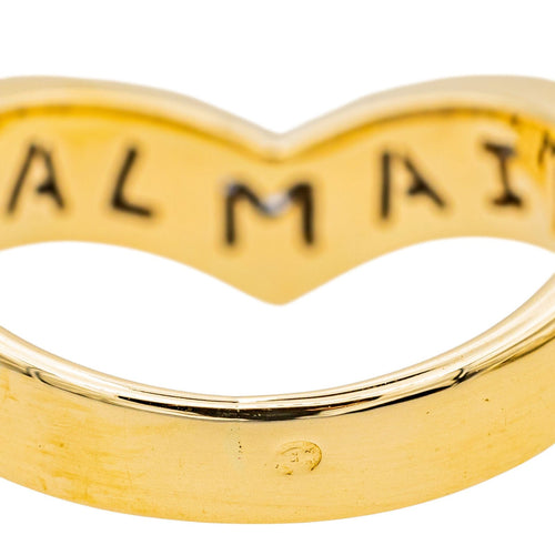 Bague 54.5 Balmain Bague  Or jaune Diamant 58 Facettes 3450035CN