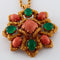 Boucles d'oreilles VAN CLEEF & ARPELS - Parure "Delphe Collection" Corail et chrysoprase 58 Facettes DV0332-5