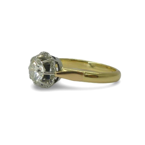 Bague 54 Bague solitaire or et diamant 0,84 ct 58 Facettes 00036401