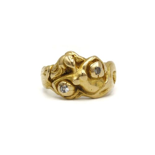 Bague 52 Bague Sirène Dauphin diamants 58 Facettes 240162R