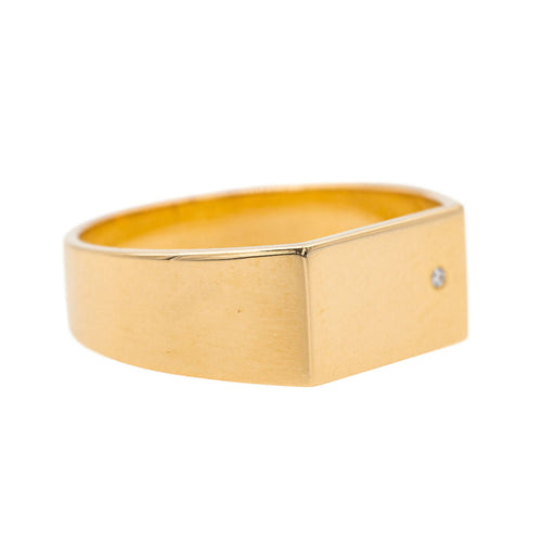 Bague 54 Arthus Bertrand x Vanrycke Bague Chevalière  Or jaune Diamant 58 Facettes 4098660RV