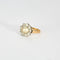 Bague 50 Bague Pompadour ancienne sertie d'une perle et de diamants en or et platine. 58 Facettes