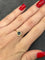 Bague 56 Bague or diamants et saphir 58 Facettes 00006101