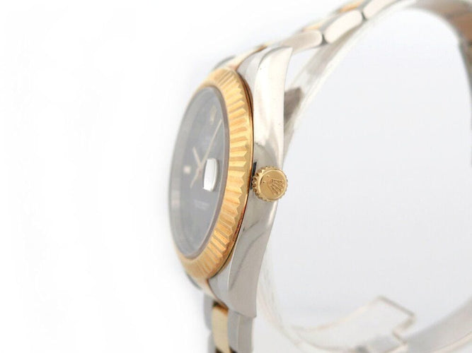 Montre montre ROLEX datejust ii wimbledon 116333 en or 18k acier 41mm automatique 58 Facettes 266380