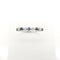 Bague 50 Alliance or blanc diamants et saphirs 58 Facettes