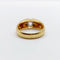 Bague 57.5 Bague jonc dôme en or 18k et diamant taille ancienne 1,10 carat 58 Facettes A06531