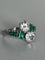 Bague 60 Bague Toi & Moi Or Gris Emeraudes Diamants 58 Facettes LOT 6389