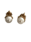 Boucles d'oreilles Boucles d'Oreilles Or Jaune Perles Akoya 58 Facettes LOT 6202