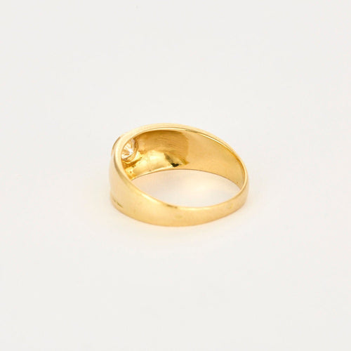 Bague 55 Bague or jaune diamant 58 Facettes