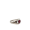 Bague 53 Bague or blanc, rubis, diamants 58 Facettes 1.0000142/2
