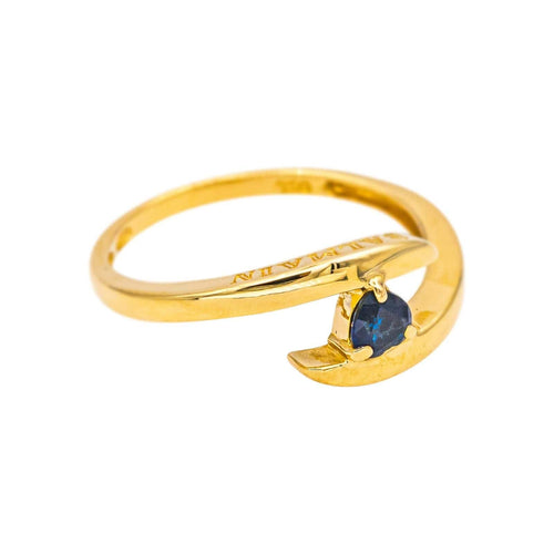 Bague 56 Balmain Bague  Or jaune Saphir 58 Facettes 5004350CN