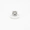 Bague vintage, diamants, or gris
