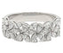 Bague Bague en or blanc avec diamants de 1.010 carats 58 Facettes