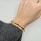 Jonc or jaune 18 carats 58 Facettes