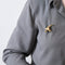 Broche Broche or jaune et rubis à motif de lévrier 58 Facettes SMA0086