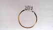 Bague 56 Bague solitaire or et Oxyde de Zirconium 58 Facettes 13071