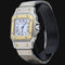 Montre Cartier Montre Santos Dame Or Jaune 18K Et Acier 58 Facettes MT42450